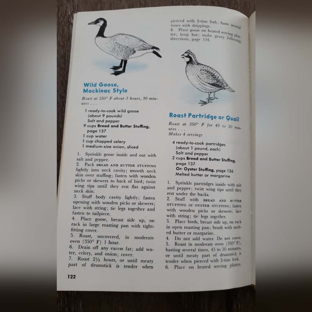 1955 Vintage The Family Circle Fish and Poultry Cookbook, Hardcover Illustrated - Picture 11 of 15
